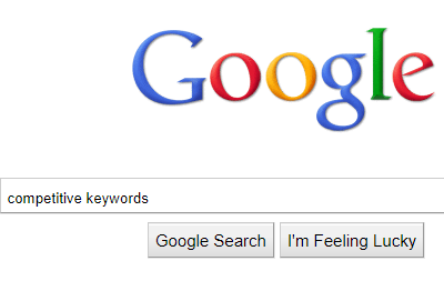 Googling competitive keywords