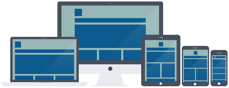 Devices with various screen sizes
