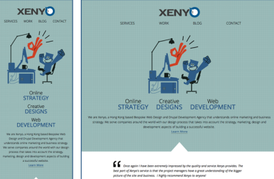 Xenyo Responsive Website